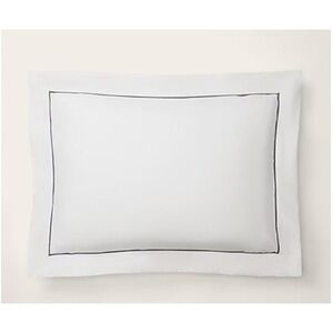 Ralph Lauren Palmer Percale Organic‎ Cotton Standard Sham Loft Gray New MSP $140